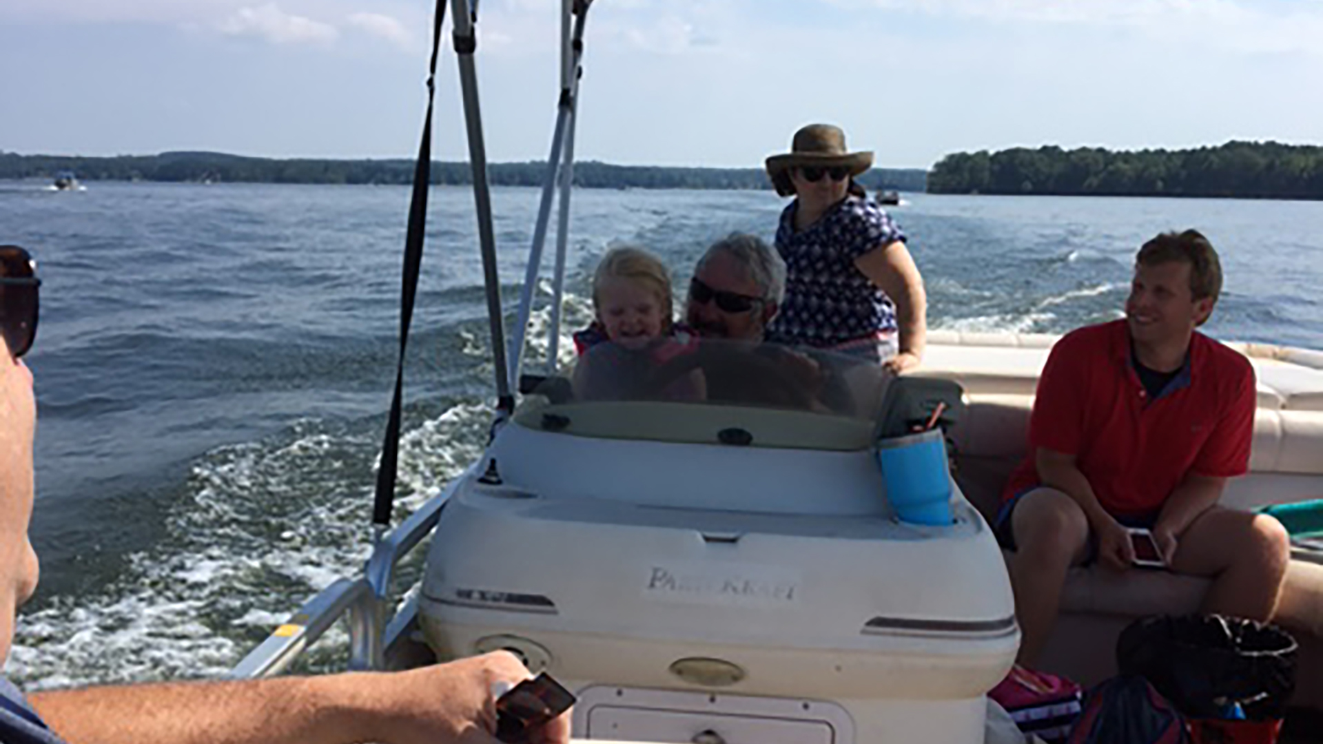 On the boat